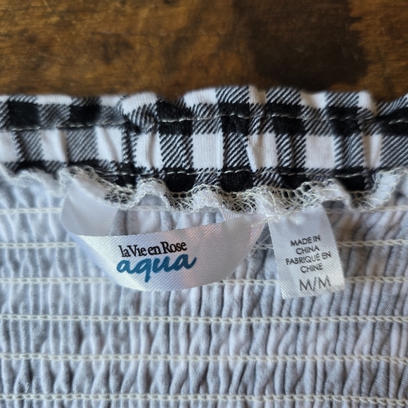 La Vie En Rose Black and White Sleeveless Jumpsuit - Picture 6 of 6